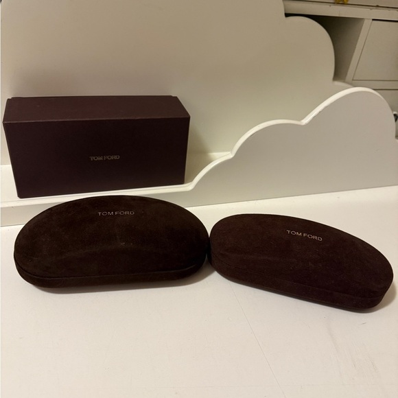 Two original Tomford sunglass case velvet clean and very new main image 7